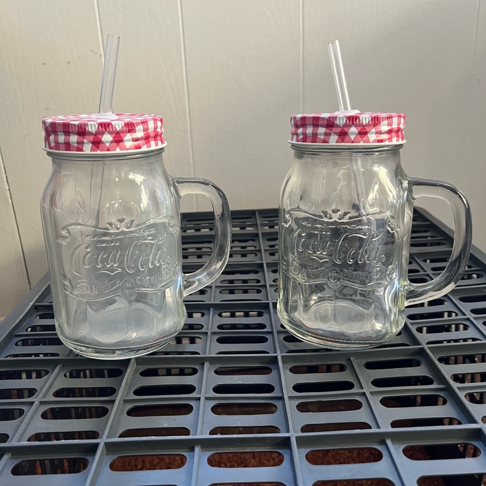 Vintage looking Coca Cola glasses